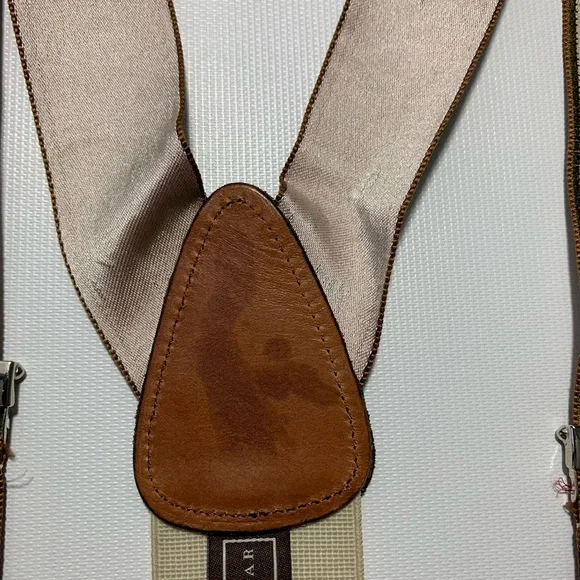 Trafalgar limited edition Hawaiian dancers print suspenders silk leather… - Picture 12 of 12